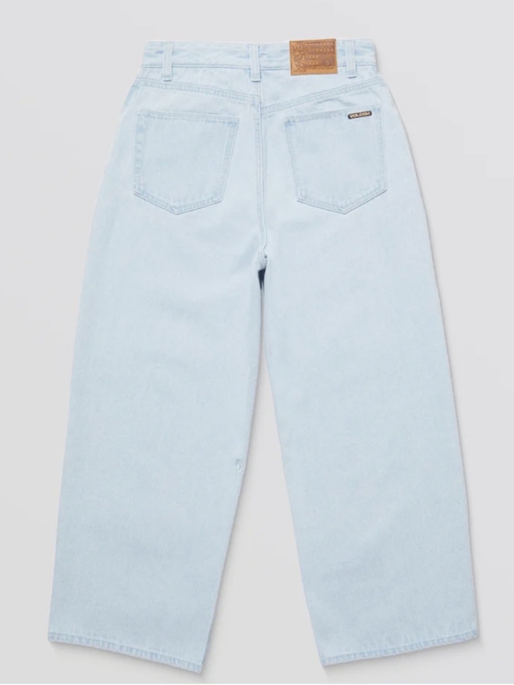 Volcom 8 (24) Jeans Big Boy Youth Chillow in Light Blue Loose Baggy Skater NWT